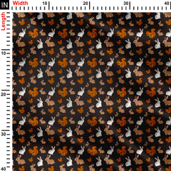 Rabbit Print Fabric