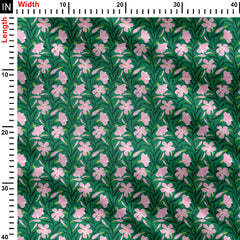 Nerium oleander Print Fabric