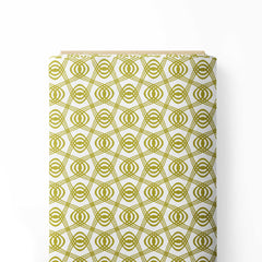 Abstract Shape Round Print Fabric