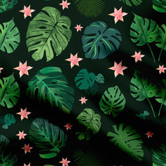 Tropical Leaves 7 Print Fabric