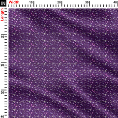 Lavender Design Print Fabric