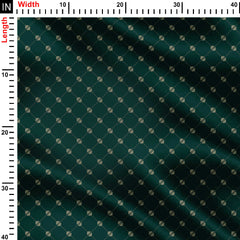 Linear Ethnic Design Print Fabric