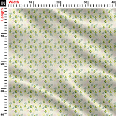 yellow roses Print Fabric