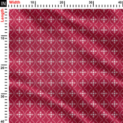 Viva Magenta Bandhani Print Fabric