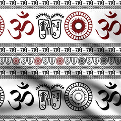 Om Namaha Print Fabric