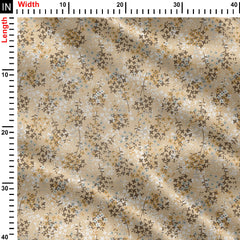 Earthy Bloom Print Fabric