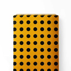 dull colour polka Print Fabric