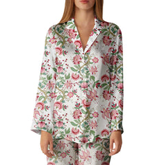 Chintz Bloom Designs Satin Linen Fabric Co-Ord Set