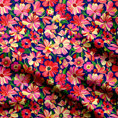 Vibrant Floral 1 Print Fabric