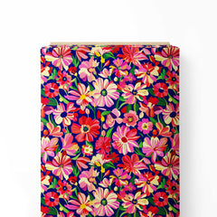 Vibrant Floral 1 Print Fabric