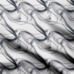 Smoke Abstract Print Fabric