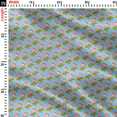 Pichwai Big Lotus Print Fabric