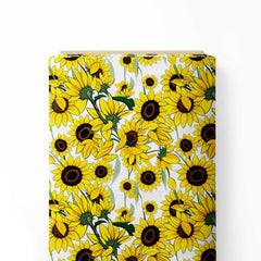 Sunflower Floral 1 Print Fabric