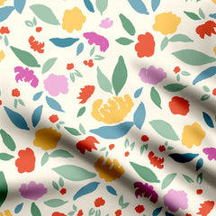 Abstract florals Print Fabric