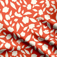 Simple abstract florals Print Fabric