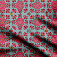 Lotus pichwai Print Fabric