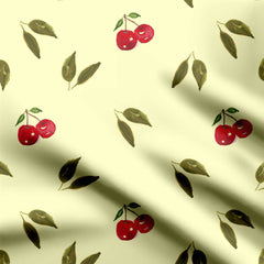 apple leaf Print Fabric