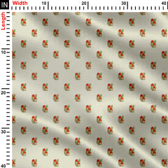 mushroom Print Fabric