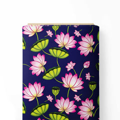 Lotus Whisper Print Fabric