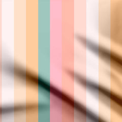 Pastel Multi Stripes Print Fabric