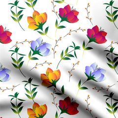 Peonies Print Fabric