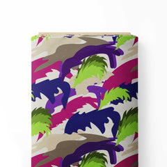 Abstract shapes Print Fabric