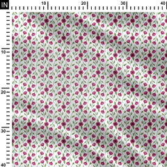 Poppy flowers Print Fabric