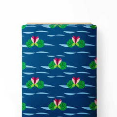 lotus pond Print Fabric