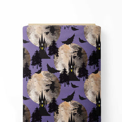 Halloween night Print Fabric