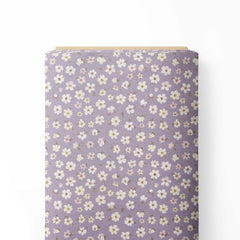 Lavender Flowers Print Fabric