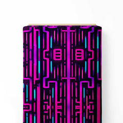 Neon Geometric 3 Print Fabric