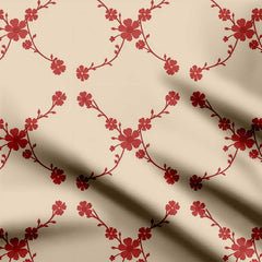 Abstract Blossom Print Fabric