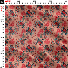 Creamy Vineyard Print Fabric