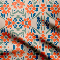 Floral Design 8.9 Print Fabric