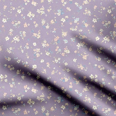 Lavender Floral 1.3 Print Fabric