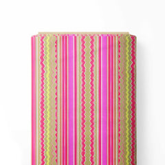 Vibrant Stripes Print Fabric