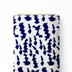 Abstract Design With Block Print Fabric