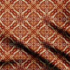 Tiles of autumn 002 Print Fabric