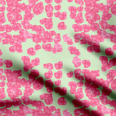 Crystal rose petal Print Fabric