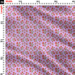 Plaid Floral 1.2 Print Fabric