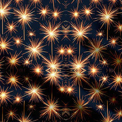 Star Lights Print Fabric