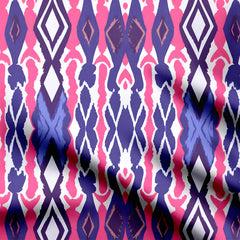 Anime Ikat 09 Print Fabric