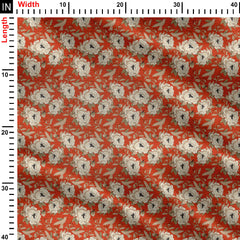 Alfresco Romance Terra Cotta Print Fabric