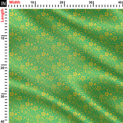 five petals anon wide Print Fabric