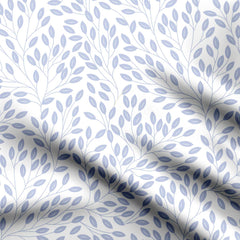 Little Vines Soft Blue Print Fabric