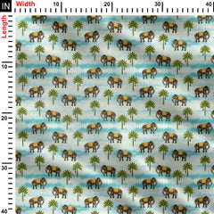 Tropical Safari Print Fabric