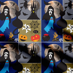 Halloween horrors Print Fabric