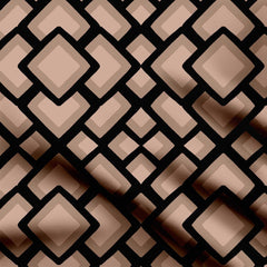 Dark Geometry Print Fabric