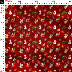 Jingle Joy with Santa Print Fabric