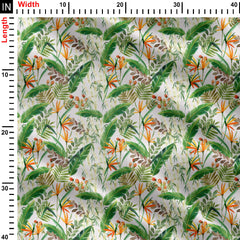 Tropical jungle Print Fabric